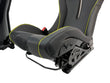 Load image into Gallery viewer, MCLAREN ARTURA MSO CLUB SPORT SEATS BLACK LEATHER/ YELLOW PIPING 16NC494CP