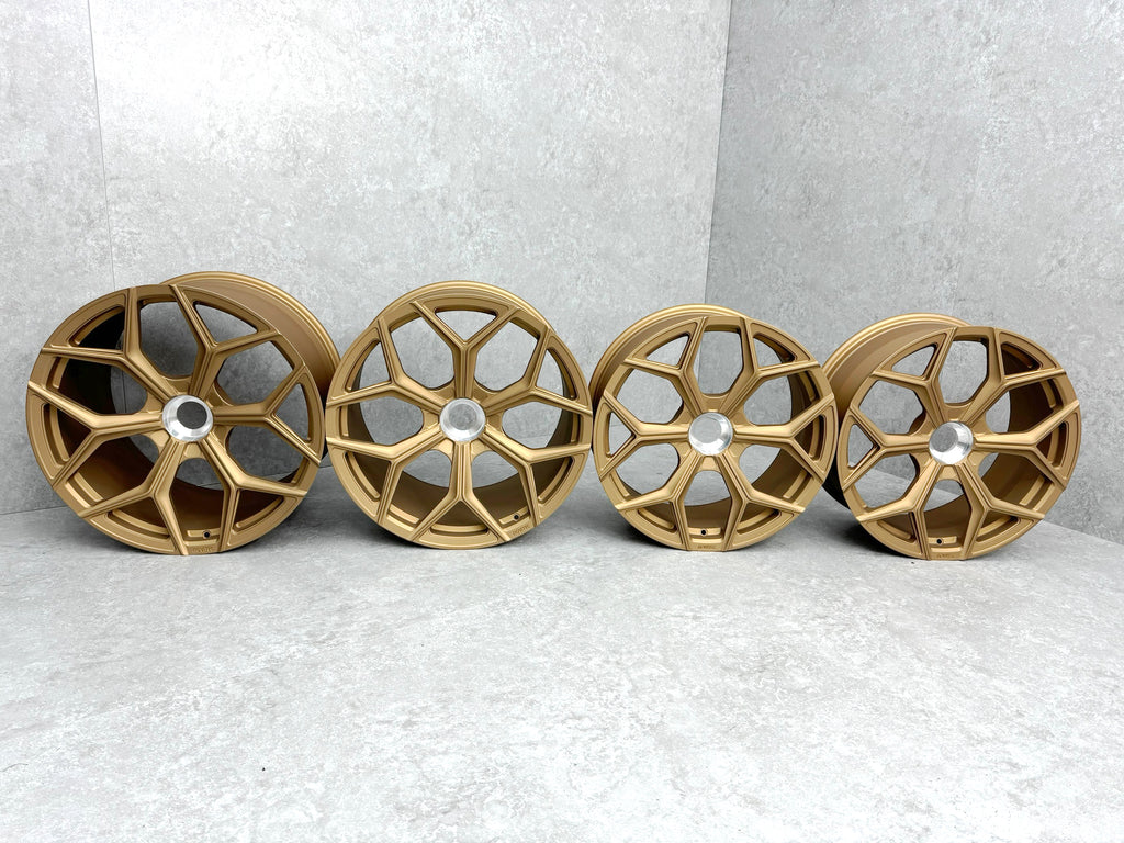 NOVITEC NL4 FORGED WHEELS FOR LAMBORGHINI AVENTADOR SVJ - SATIN GOLD