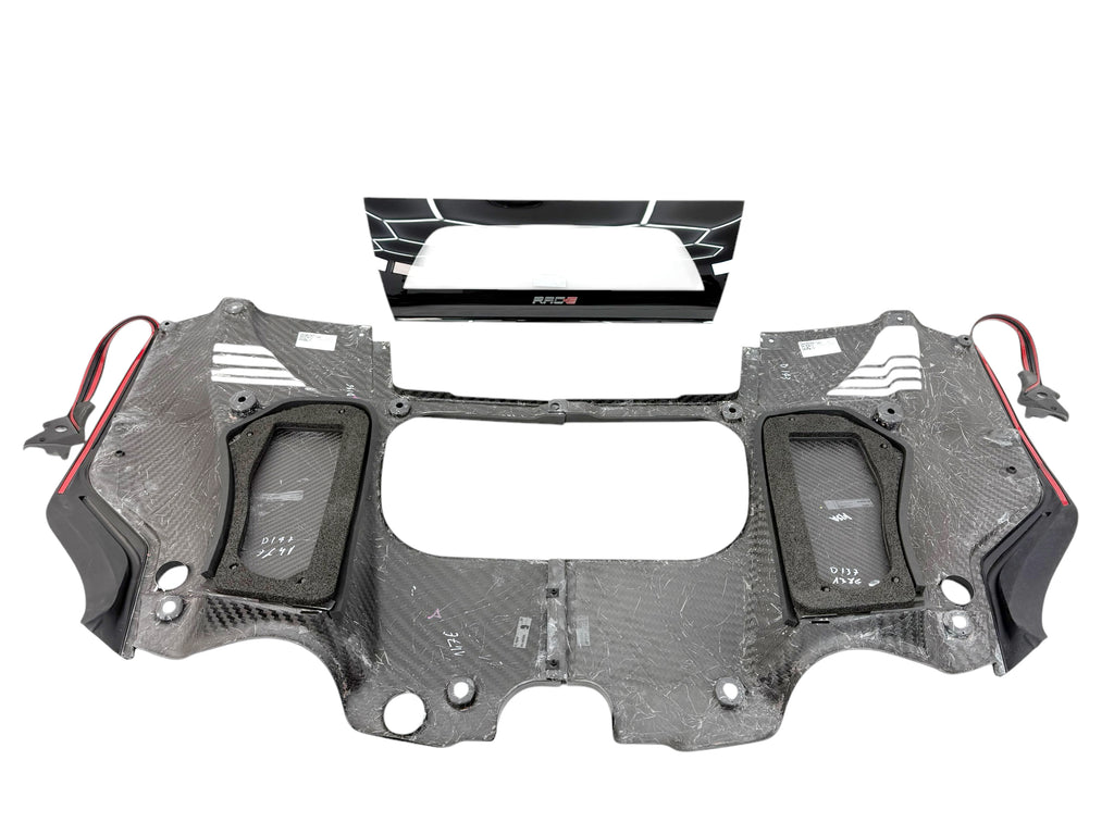 FERRARI SF90 XX FRONT GLOSS CARBON LUGGAGE SURROUND KIT 966224/961559