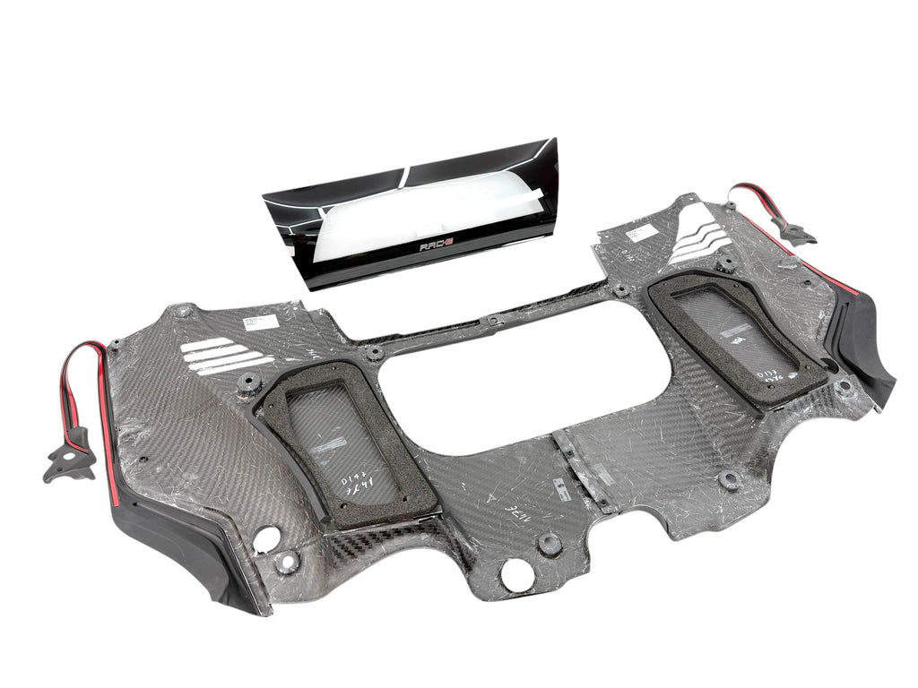 FERRARI SF90 XX FRONT GLOSS CARBON LUGGAGE SURROUND KIT 966224/961559