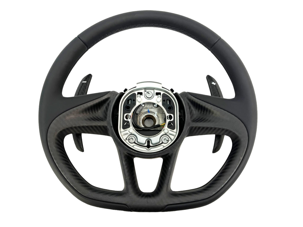 MCLAREN 720S SMOOTH LEATHER/ CARBON STEERING WHEEL 14NA333MP