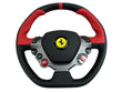 Load image into Gallery viewer, FERRARI 458 STEERING WHEEL BLACK/ RED LEATHER 84416900