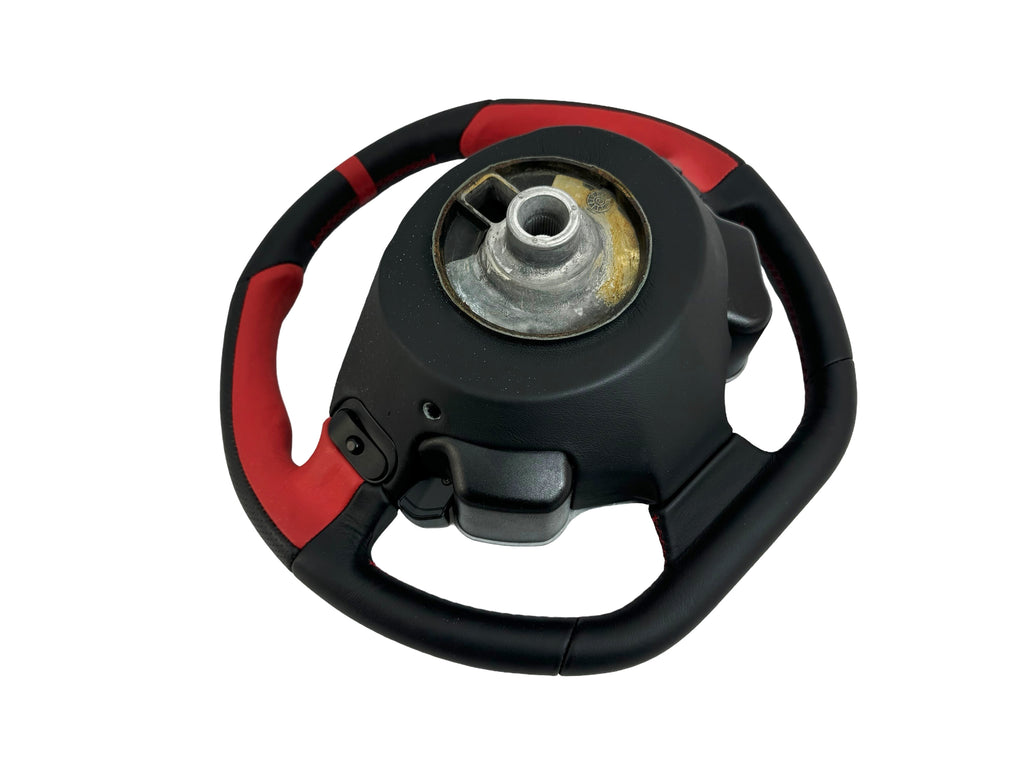 FERRARI 458 STEERING WHEEL BLACK/ RED LEATHER 84416900