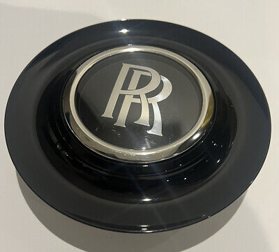 ROLLS ROYCE CENTRE CAP WITH CHROME OUTTER RING COMPLETE 36132414544