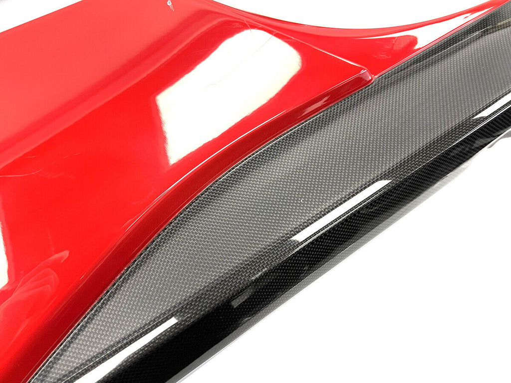 FERRARI SF90 CARBON FIBRE SIDE SKIRTS SET (ROSSO CORSA) 70006974