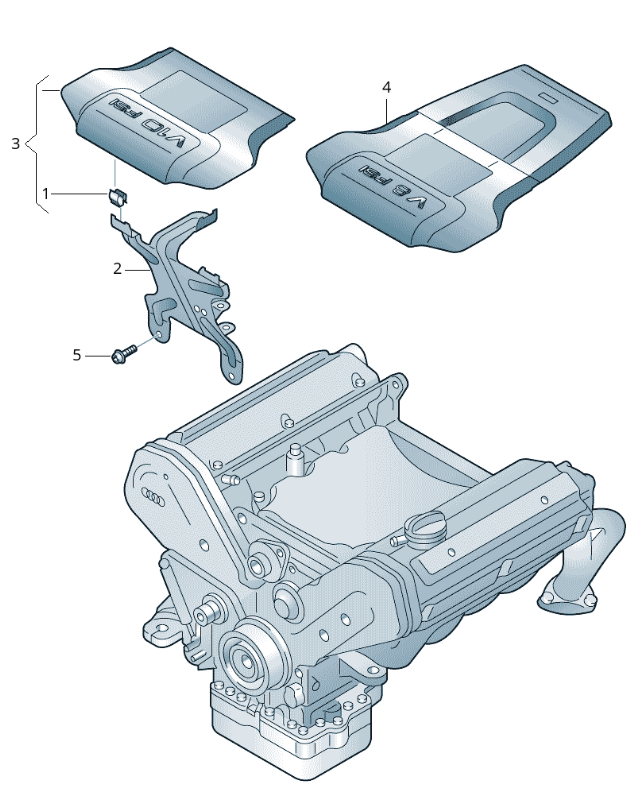 Audi R8 Engine Cover 420103926