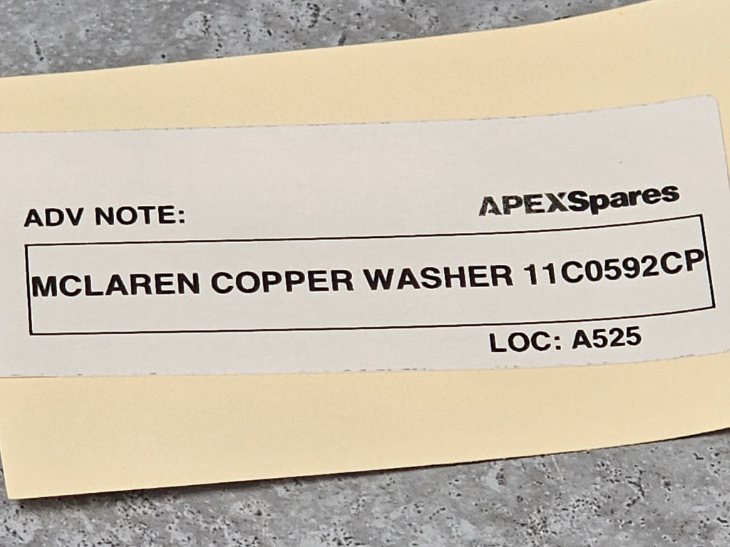 MCLAREN COPPER WASHER 11C0592CP