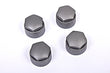 Load image into Gallery viewer, WHEEL NUT COVERS FOR AUDI A1 A3 A4 A5 A6 A7 LOCKING BOLT CAPS DARK GREY x4 4F0601173A