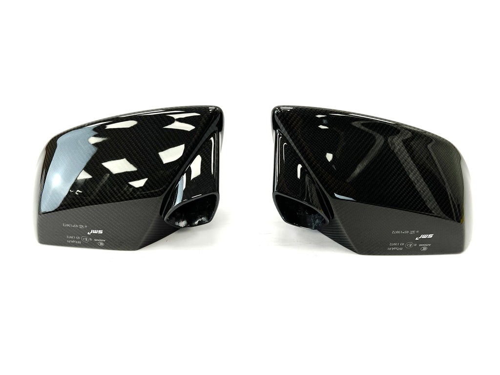 LAMBORGHINI HURACAN STO GLOSS CARBON FIBRE WING MIRROR CAPS SET 4T0898820J