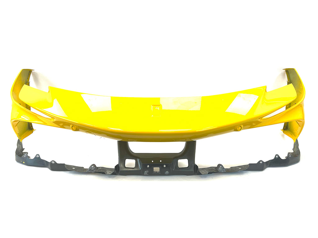 FERRARI SF90 STRADALE FRONT CARBON BUMPER WITH PARKING SENSOR YELLOW 985953056