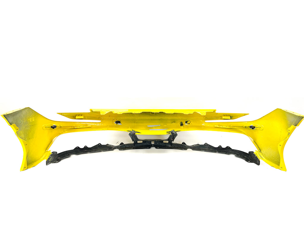 FERRARI SF90 STRADALE FRONT CARBON BUMPER WITH PARKING SENSOR YELLOW 985953056