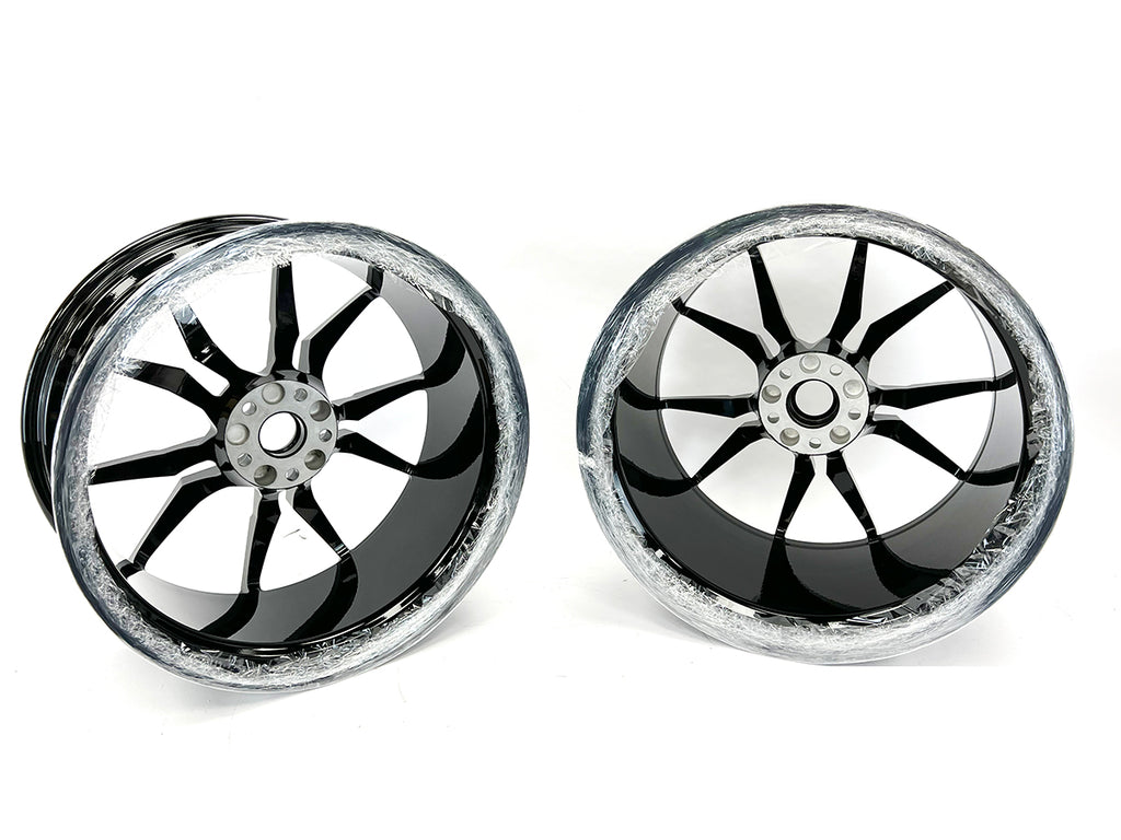 LAMBORGHINI AVENTADOR DIONE WHEELS ONLY ALLOY SET 20"- 21" - BLACK