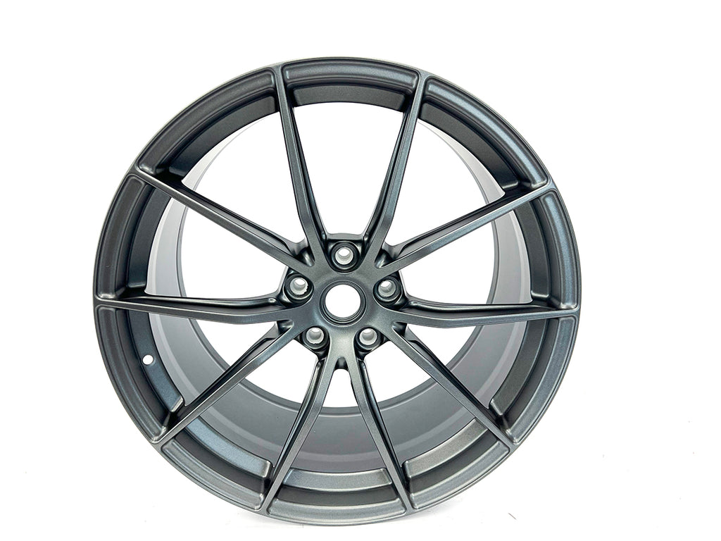 GENUINE FERRARI 812 SUPERFAST ULTRA LIGHT 10 SPOKE FRONT WHEEL - GREY 313965 A