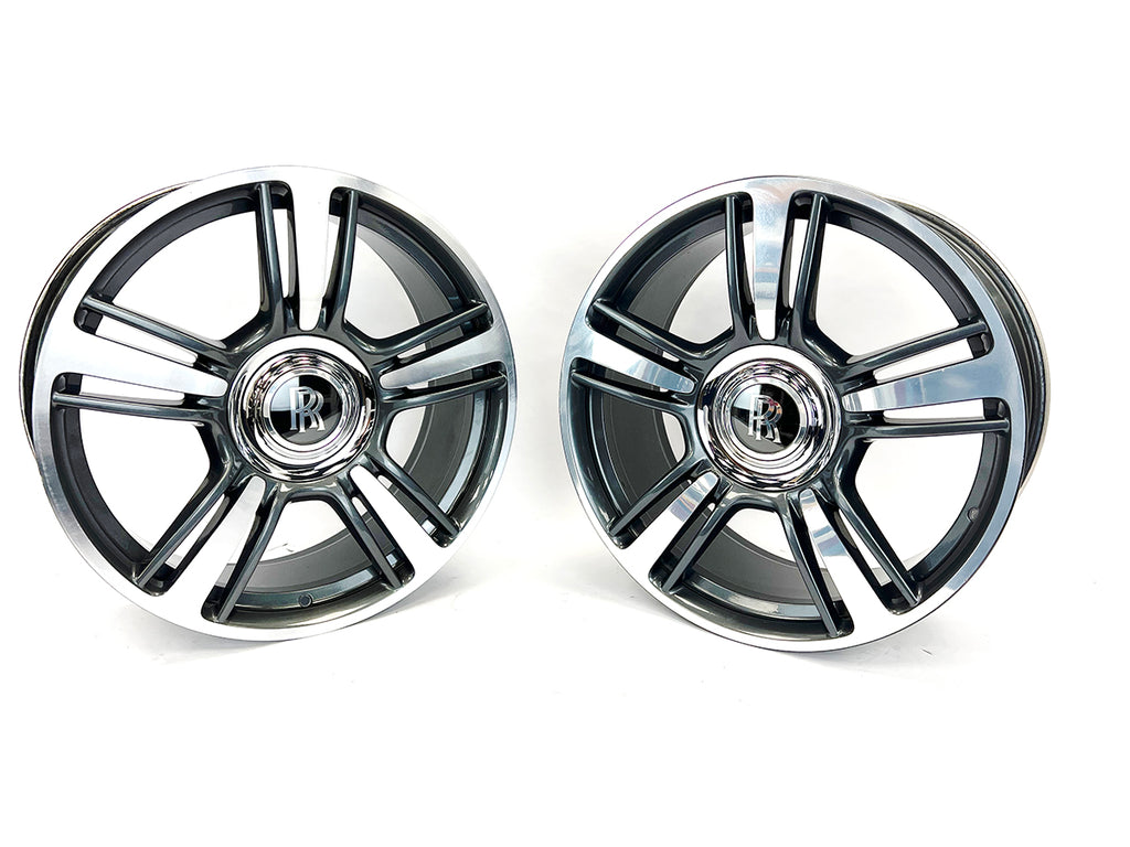 ROLLS ROYCE 21" WRAITH ALLOY WHEELS BI-COLOUR - COMPLETE SET 6862611