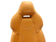 Load image into Gallery viewer, FERRARI F12 FRONT RIGHT COMFORT SEAT IN TAN LEATHER WITH WHITE STITCHING