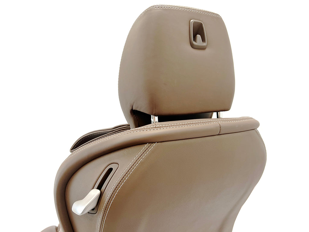 GENUINE FERRARI CALIFORNIA FRONT LEFT SEAT IN BROWN WITH DIAMOND PATTERN