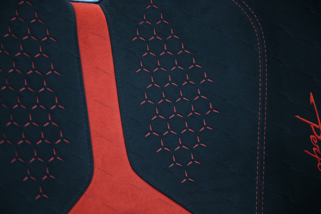 LAMBORGHINI HURACAN PERFORMANTE CARBON FIBRE BUCKET SEATS IN BLACK-RED