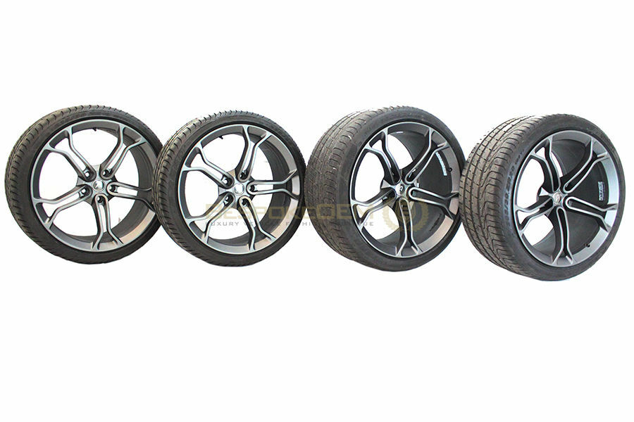 MCLAREN LIGHT WEIGHT STEALTH ALLOY WHEELS WITH DEMO TYRES