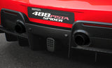 FERRARI 488 PISTA CERAMIC COATED TAILPIPES - BLACK