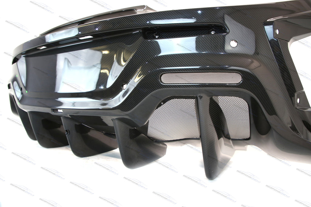 MCLAREN 600LT MSO CARBON REAR BUMPER WITH CAMERA/ TELEMETRIC 13AB827RP-CGF0SN-004