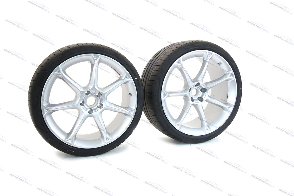 MCLAREN GT STD 7 SPOKE 20''-21'' ALLOY WHEELS WITH PIRELLI P ZERO TYRES