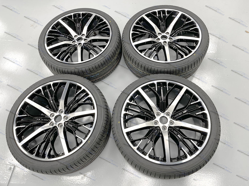 GENUINE OVERFINCH 23″ CENTAUR FORGED ALLOY WHEELS WITH NEW TOYO TYRES