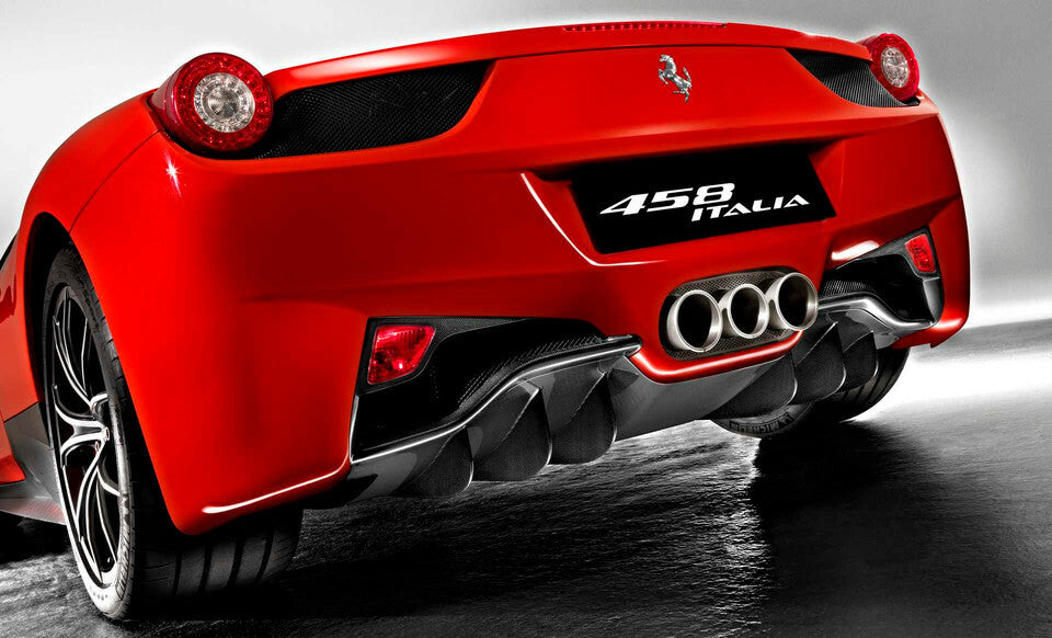 FERRARI 458 TITANIUM TAILPIPES