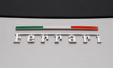 FERRARI 488 PISTA ITALIAN REAR FLAG LOGO-EMBLEM