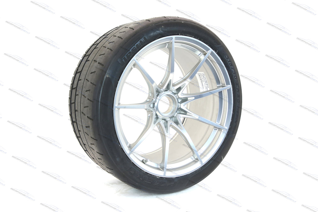 MCLAREN SENNA ALLOY SILVER WHEELS SET WITH PIRELLI TROFEO TYRES