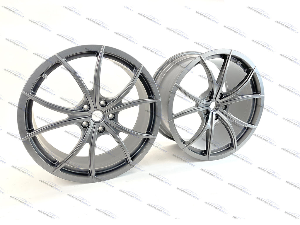 FERRARI ACCESSORIES 458 20" FORGED STEALTH GREY ALLOY WHEEL SET