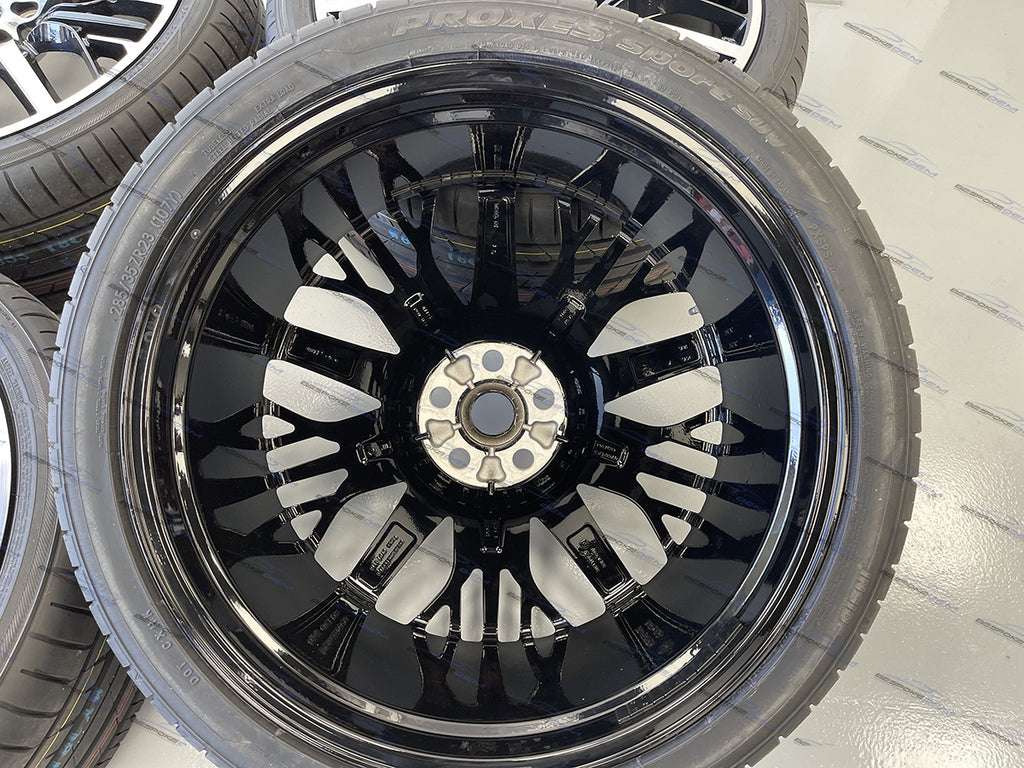 GENUINE OVERFINCH 23″ CENTAUR FORGED ALLOY WHEELS WITH NEW TOYO TYRES