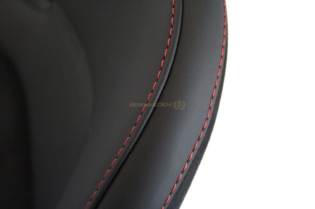 MCLAREN P1 CARBON RACING SEATS BLACK/ RED STITCHING