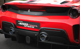 FERRARI 488 PISTA CARBON FIBRE REAR BUMPER STRIP