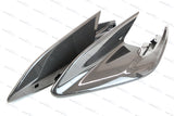 MCLAREN 600LT CARBON FIBRE FRONT BUMPER SIDE SPLITTERS (PAIR)