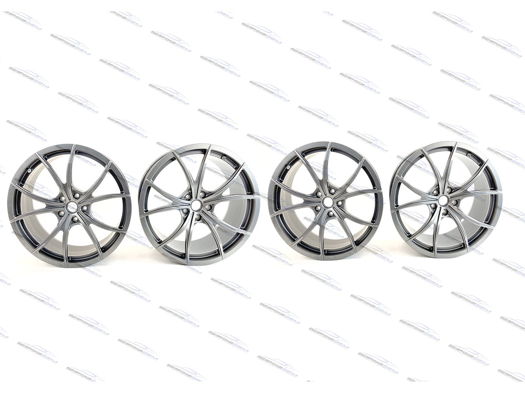 FERRARI ACCESSORIES 458 20" FORGED STEALTH GREY ALLOY WHEEL SET