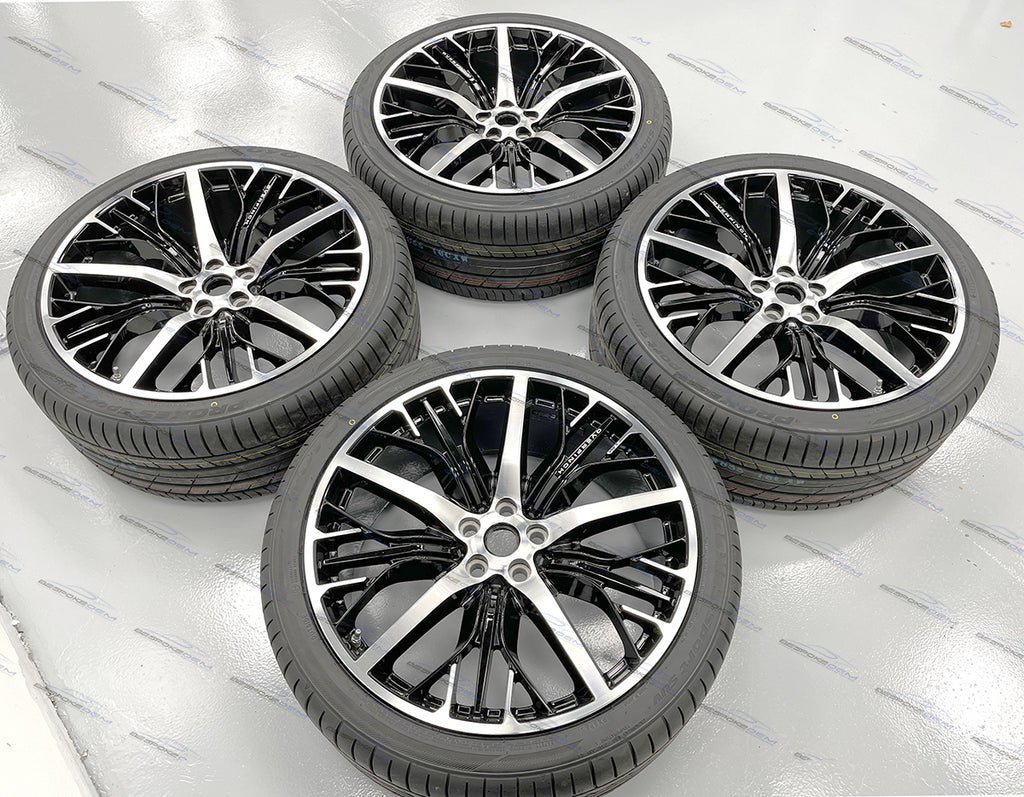 GENUINE OVERFINCH 23″ CENTAUR FORGED ALLOY WHEELS WITH NEW TOYO TYRES