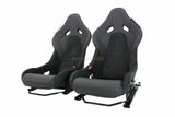 MCLAREN P1 CARBON RACING SEATS BLACK/ RED STITCHING